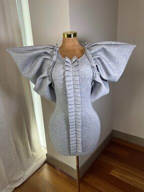 AKIRA Women's Grey Dress